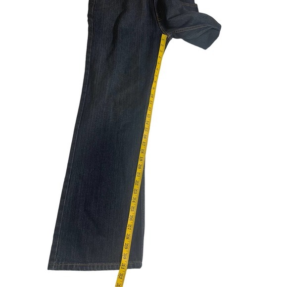 Levi Strauss Signature Womens Jeans Long Bootcut Denim Blue W 32" Inseam 30 - Picture 10 of 11